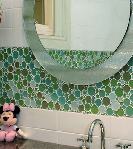 Стеклянная плитки для ванной комнаты Evit