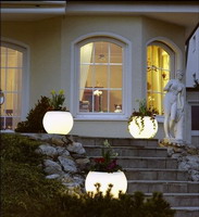 Декоративные светильники в саду