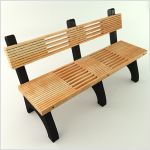 3d скамейки для ландшафтного дизайна