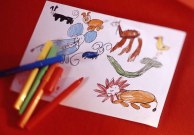 Детская аппликация в интерьере