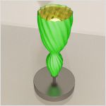 3D модель итальянский настольный светильник 24