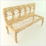 3d скамейки для ландшафтного дизайна