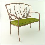 3d скамейки для ландшафтного дизайна