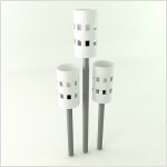 3d садовые светильники