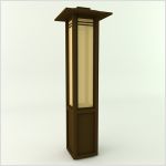 3d садовые светильники