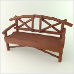 3d скамейки для ландшафтного дизайна