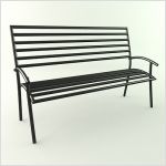 3d скамейки для ландшафтного дизайна