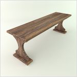 3d скамейки для ландшафтного дизайна