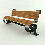 3d скамейки для ландшафтного дизайна