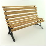 3d скамейки для ландшафтного дизайна