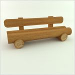 3d скамейки для ландшафтного дизайна