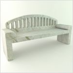 3d скамейки для ландшафтного дизайна