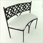 3d скамейки для ландшафтного дизайна