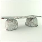 3d скамейки для ландшафтного дизайна