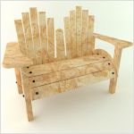 3d скамейки для ландшафтного дизайна