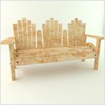 3d скамейки для ландшафтного дизайна