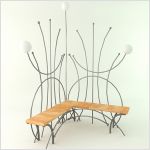 3d скамейки для ландшафтного дизайна