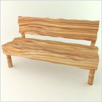 3d скамейки для ландшафтного дизайна